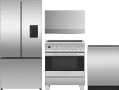 4 Piece Package Includes Refrigerator, Range, Hood And Dishwasher